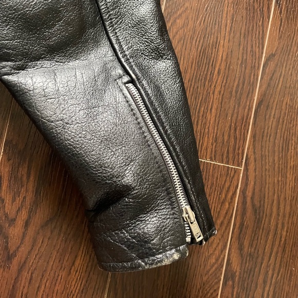 Bonus Genuine Leather Motorcycle Jacket - Picture 10 of 12
